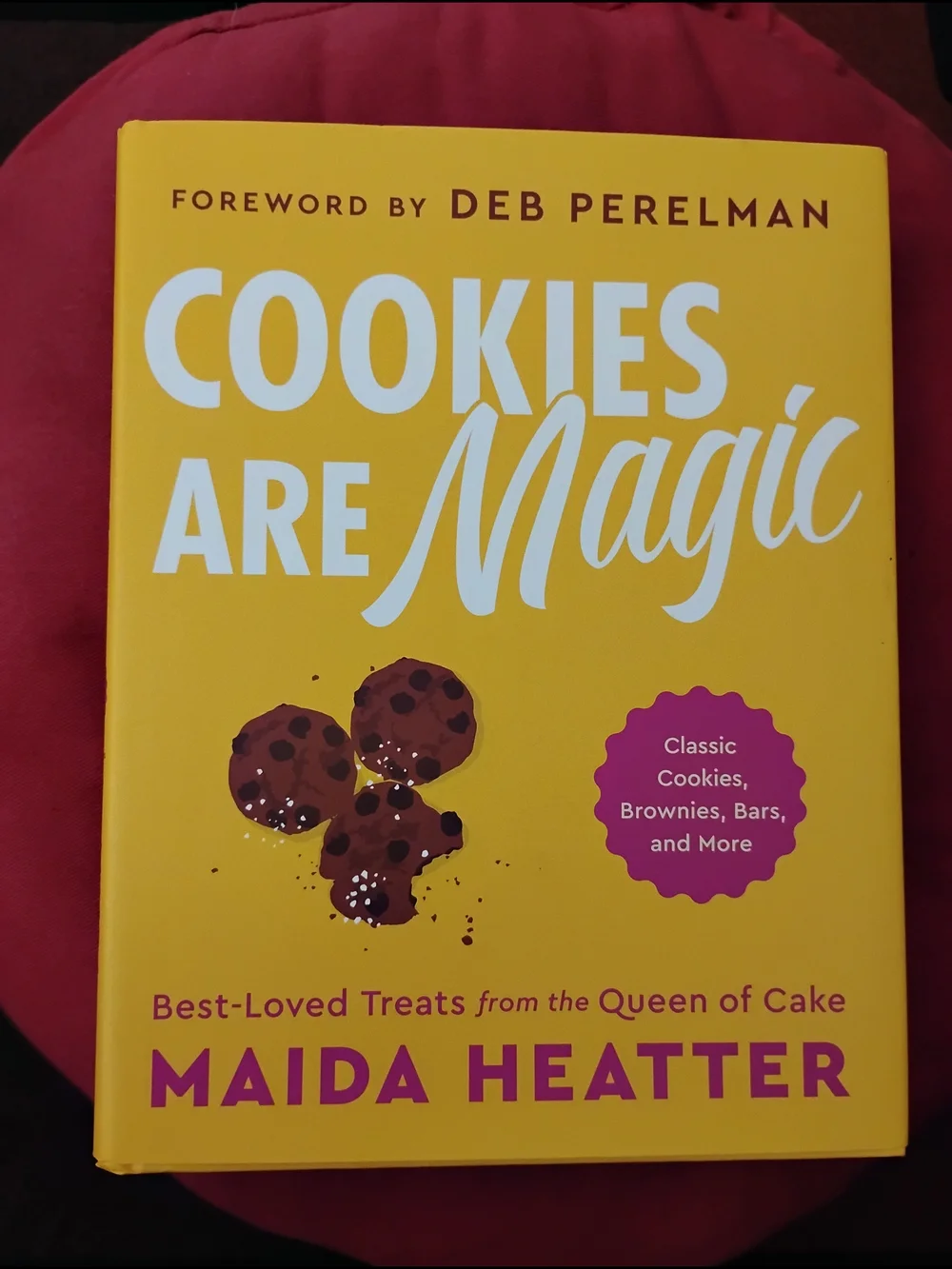 Cookies Are Magic Cookbook — Yellow Cover